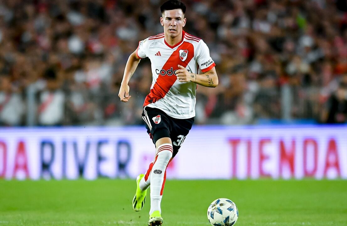 Franco Mastantuono em ação