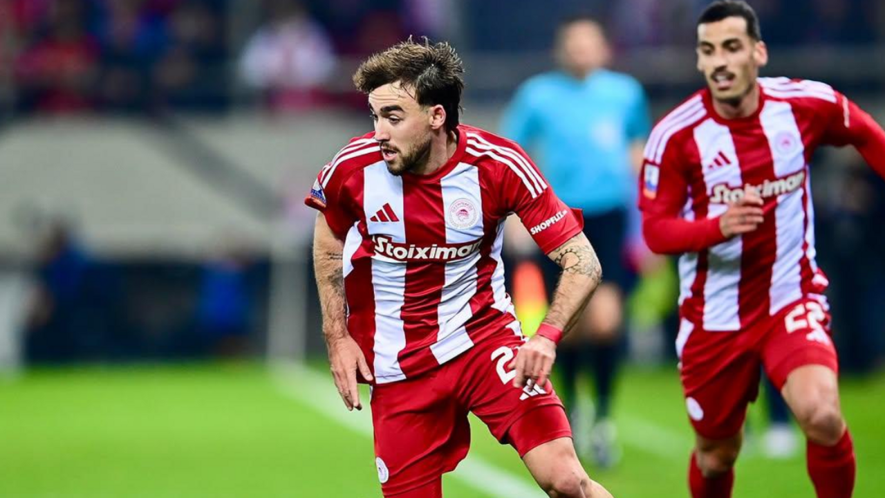 André Horta, jogador do Olympiacos