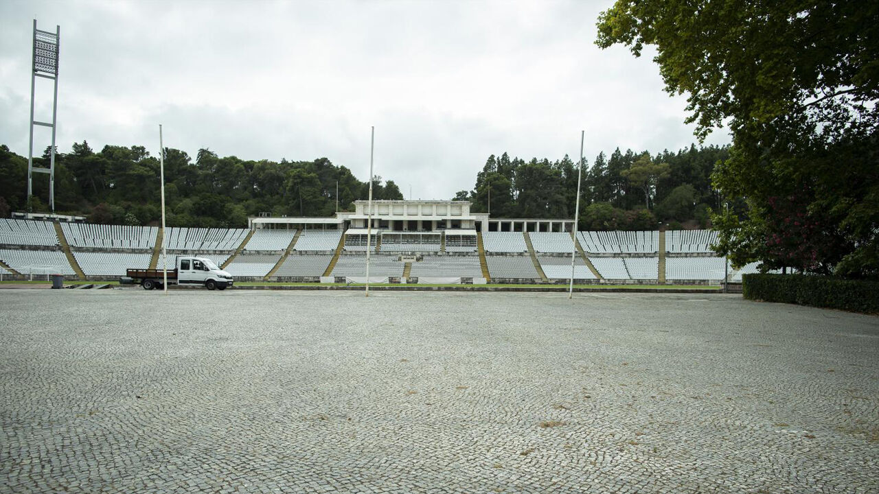 O Estádio do Jamor, palco do Benfica-Sporting