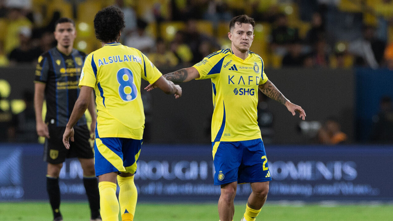 Otávio marcou no empate com o Al Taawoun