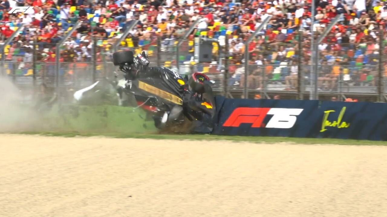 Acidente de Tsunoda em Ímola