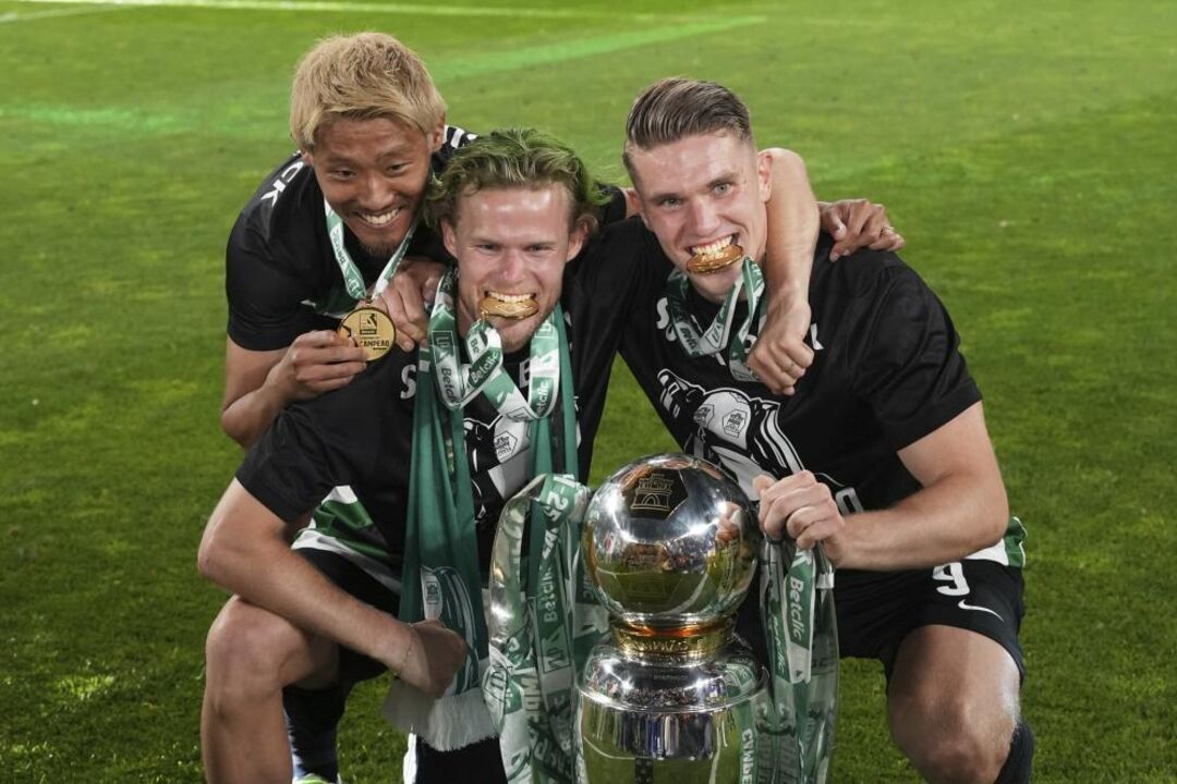 As imagens da festa rija do Sporting