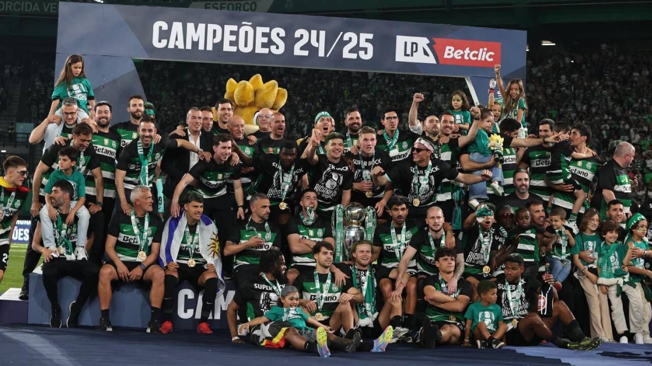 Sporting campeão nacional em 2024/25