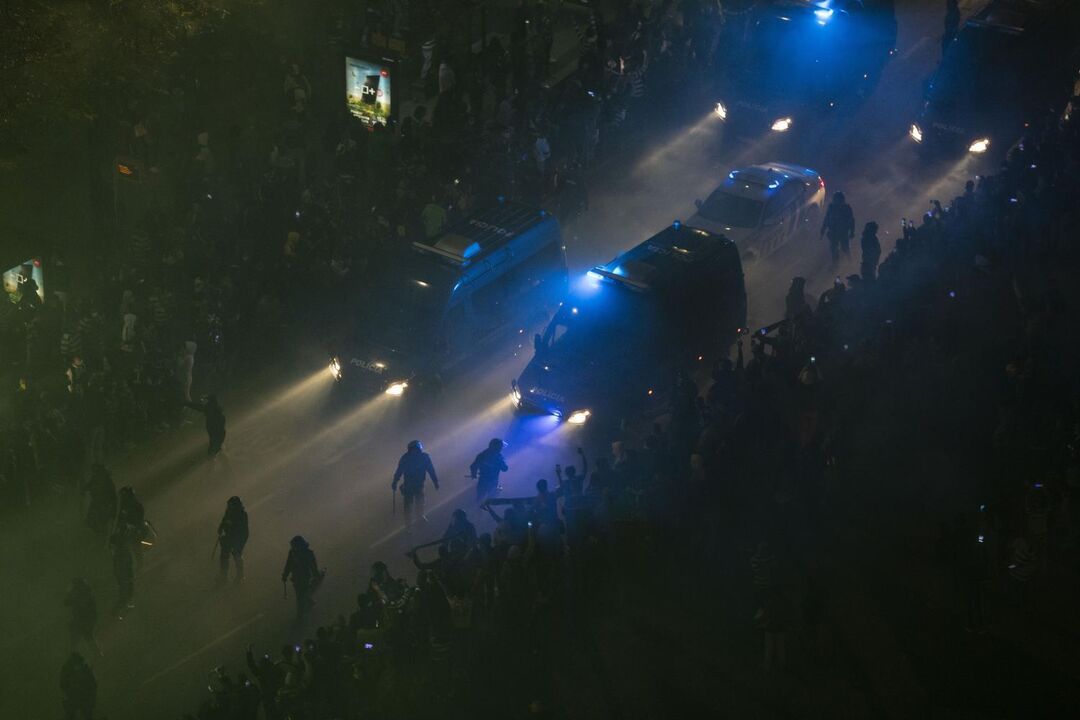 PSP na festa do Sporting campeão