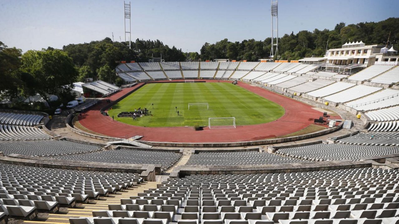 Vista geral do Estádio Nacional, no Jamor