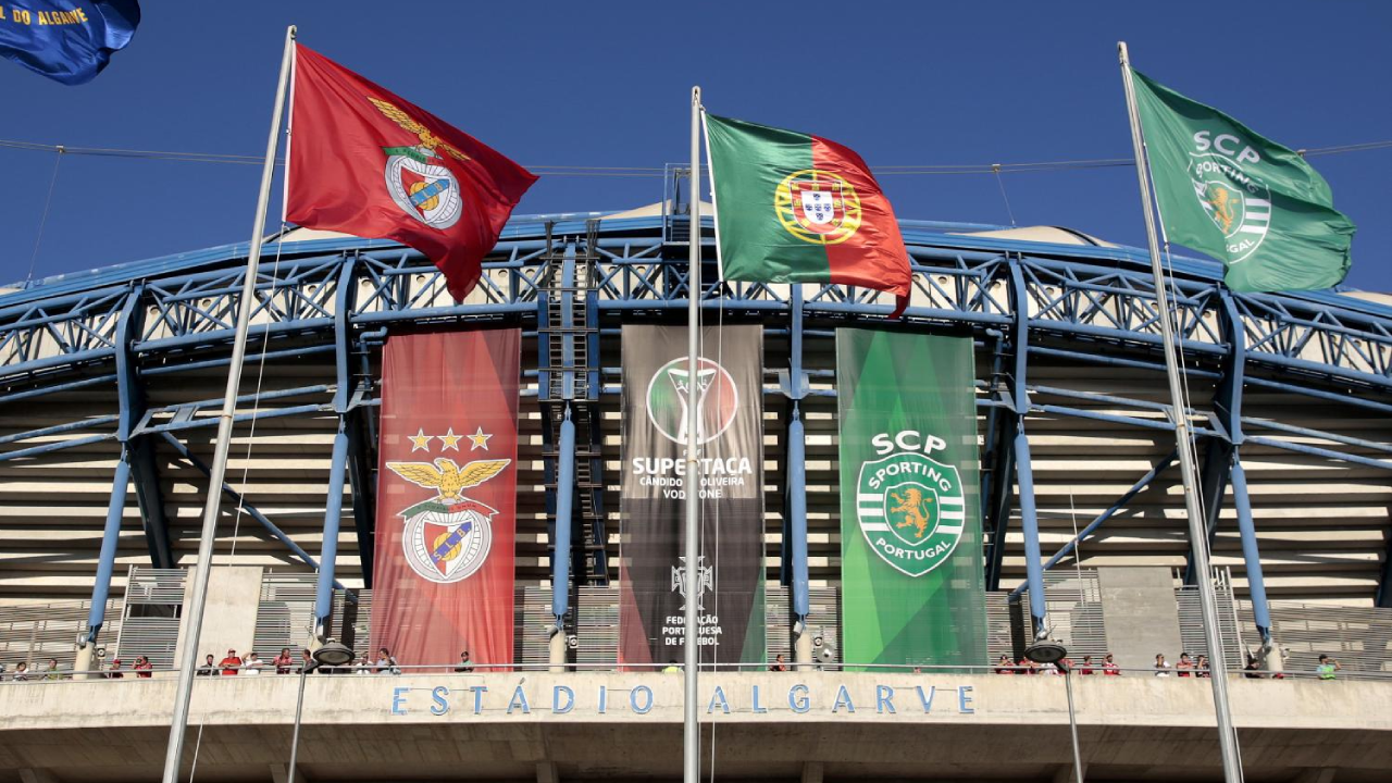 PASSADO. Estádio Algarve recebeu Supertaça em 2019, entre Benfica e Sporting