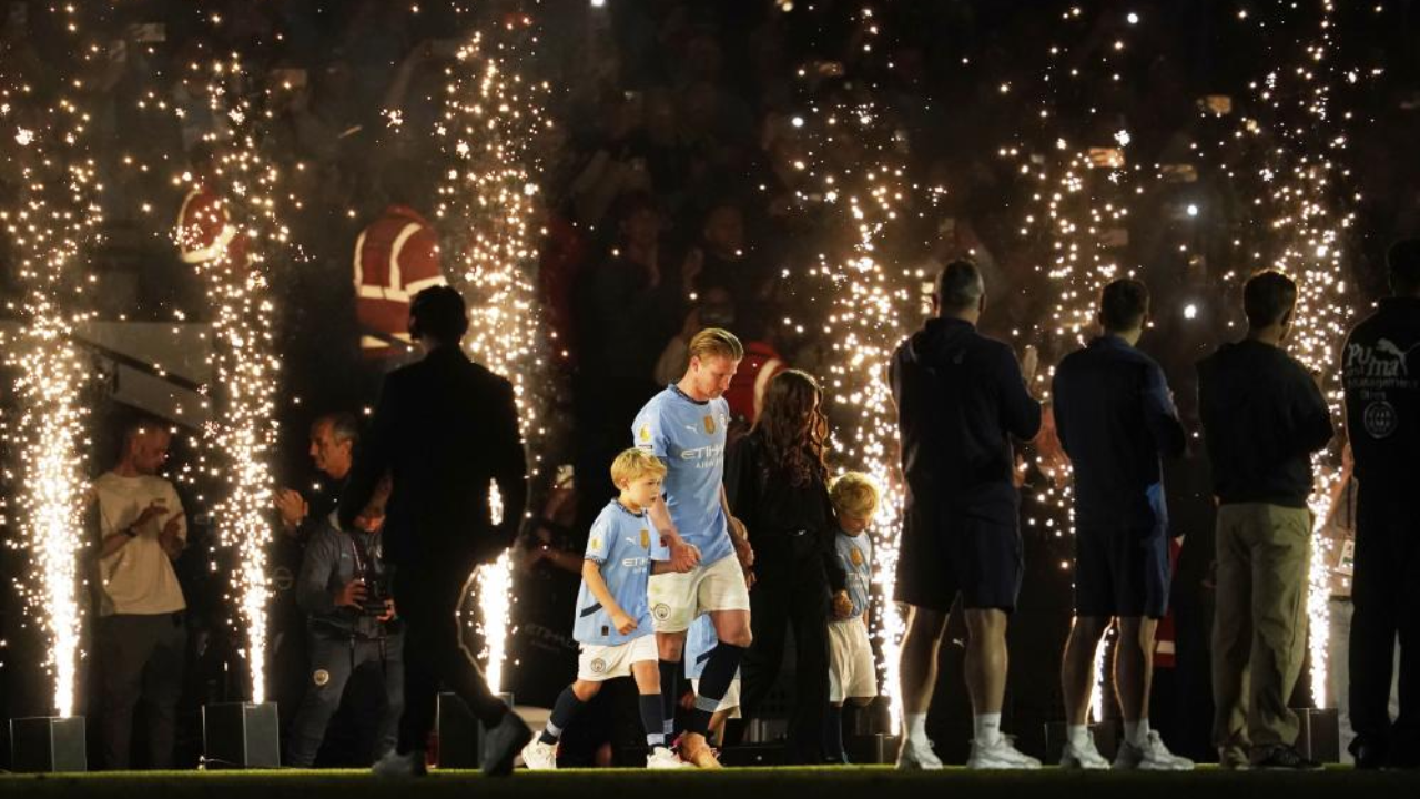 Kevin de Bruyne despediu-se do Etihad Stadium