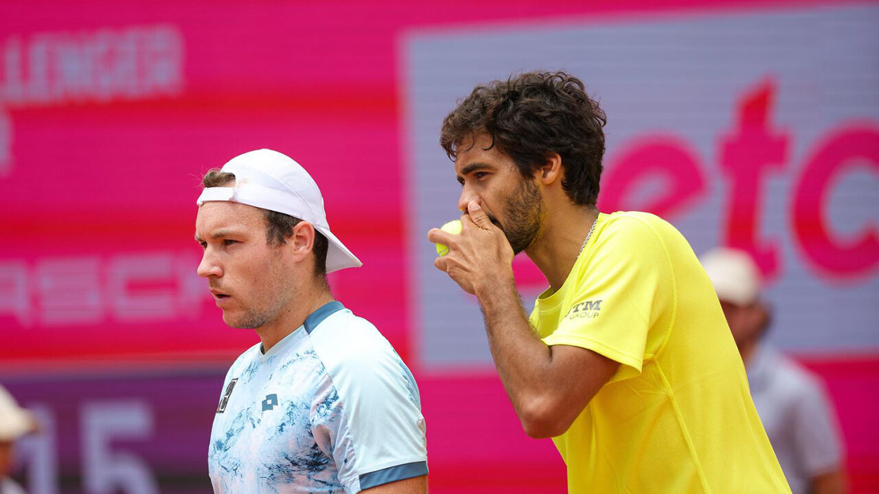 Francisco Cabral com Lucas Miedler