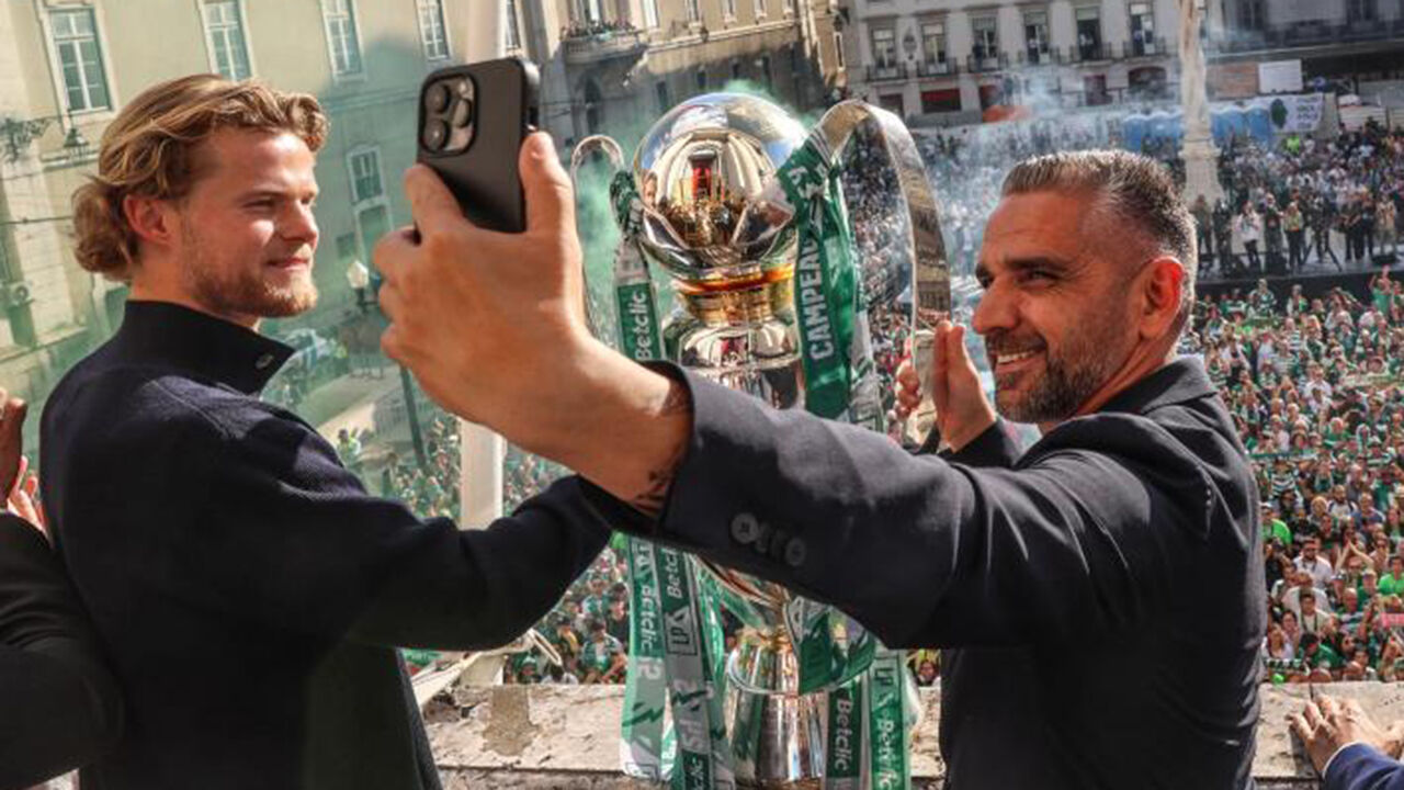 Dinamarquês e Rui Borges na receção na CM de Lisboa