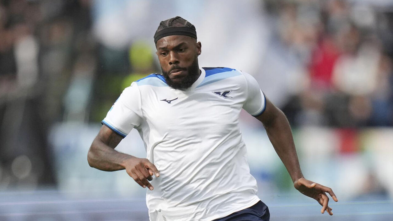 Nuno Tavares em ação com a camisola da Lazio