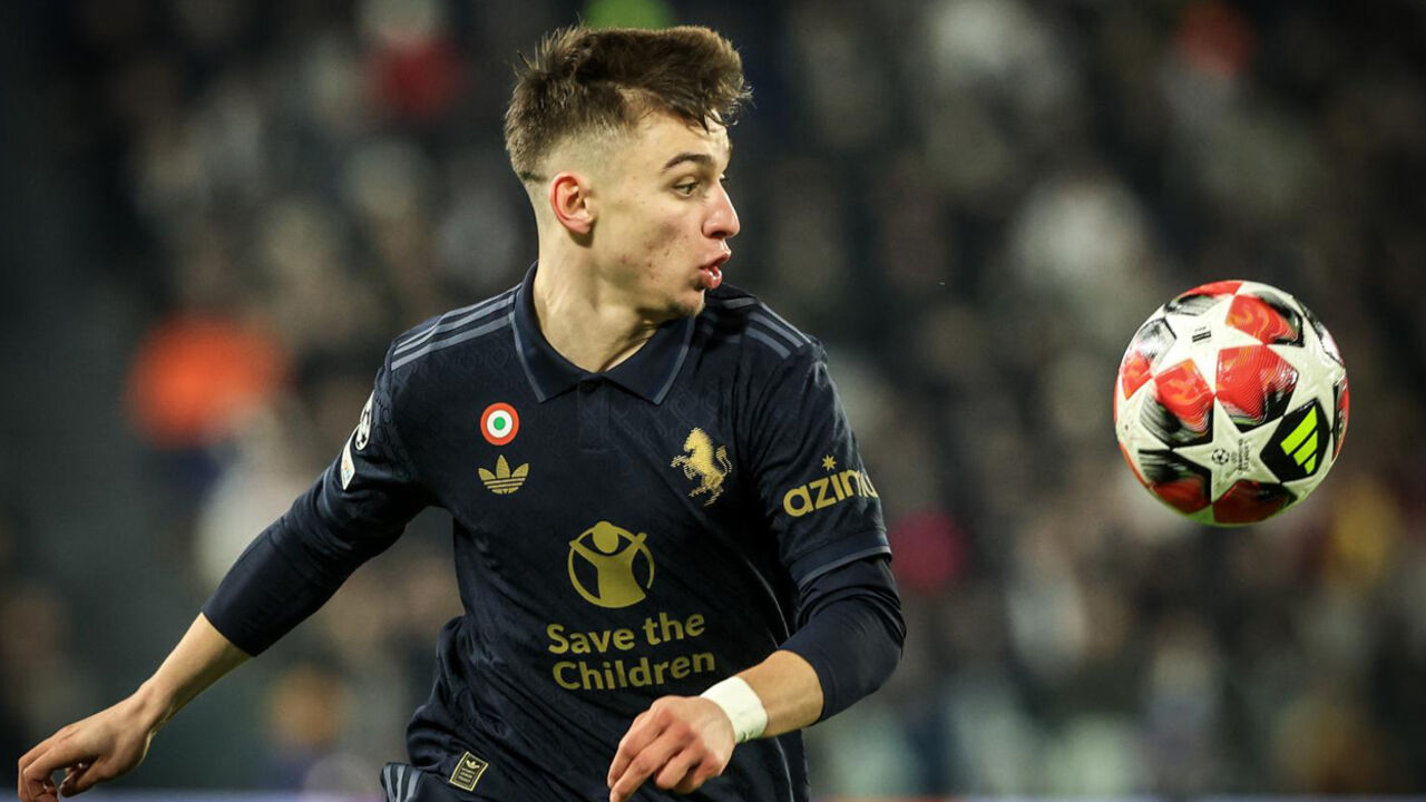 Francisco Conceição em ação pela Juventus