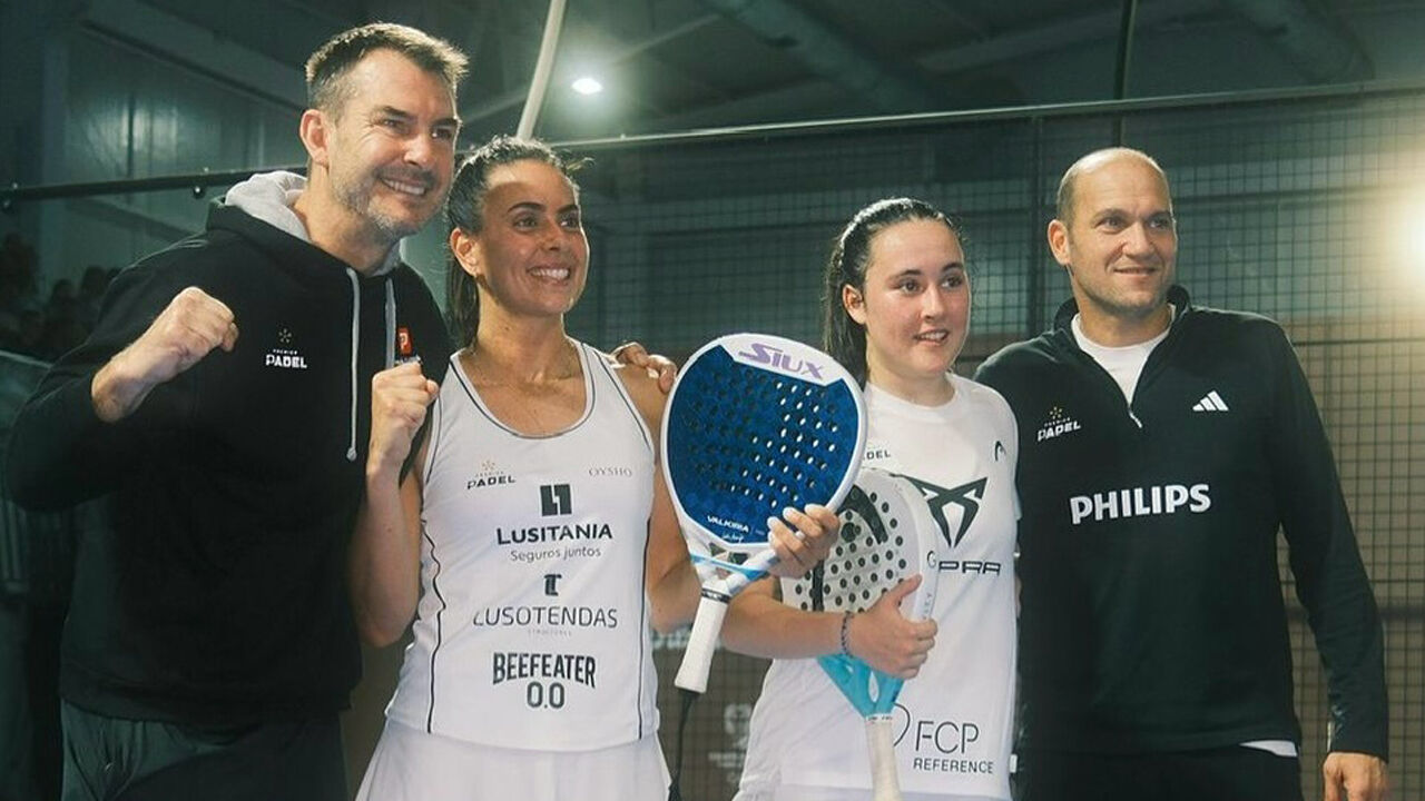 Sofia Araújo e Andrea Ustero em Assunção