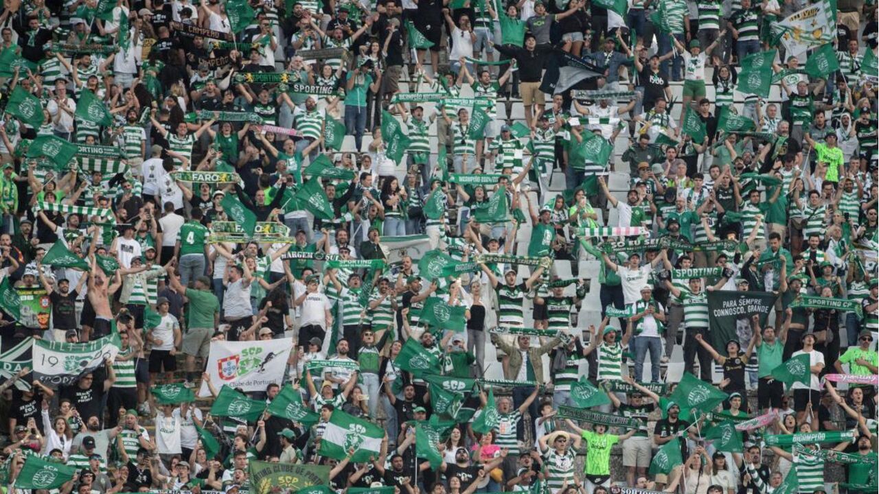 As melhores imagens da festa do Sporting no Jamor após a conquista da Taça de Portugal