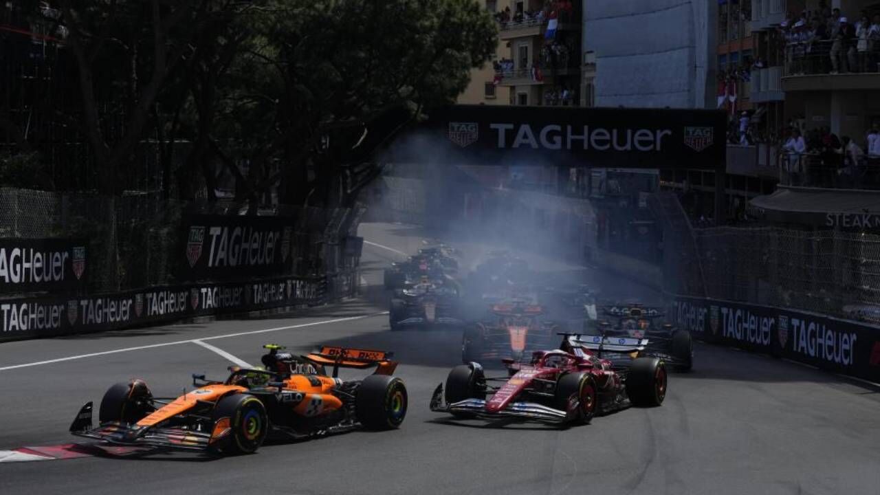Pilotos em ação no GP Monaco