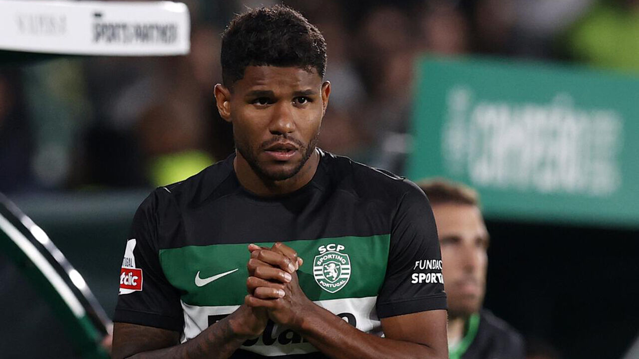 Matheus Reis em ação com a camisola do Sporting