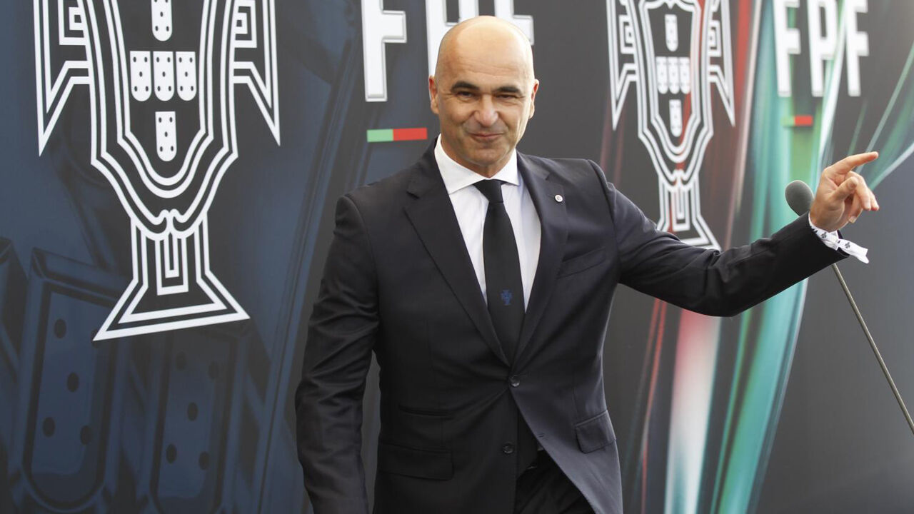 O selecionador nacional Roberto Martínez