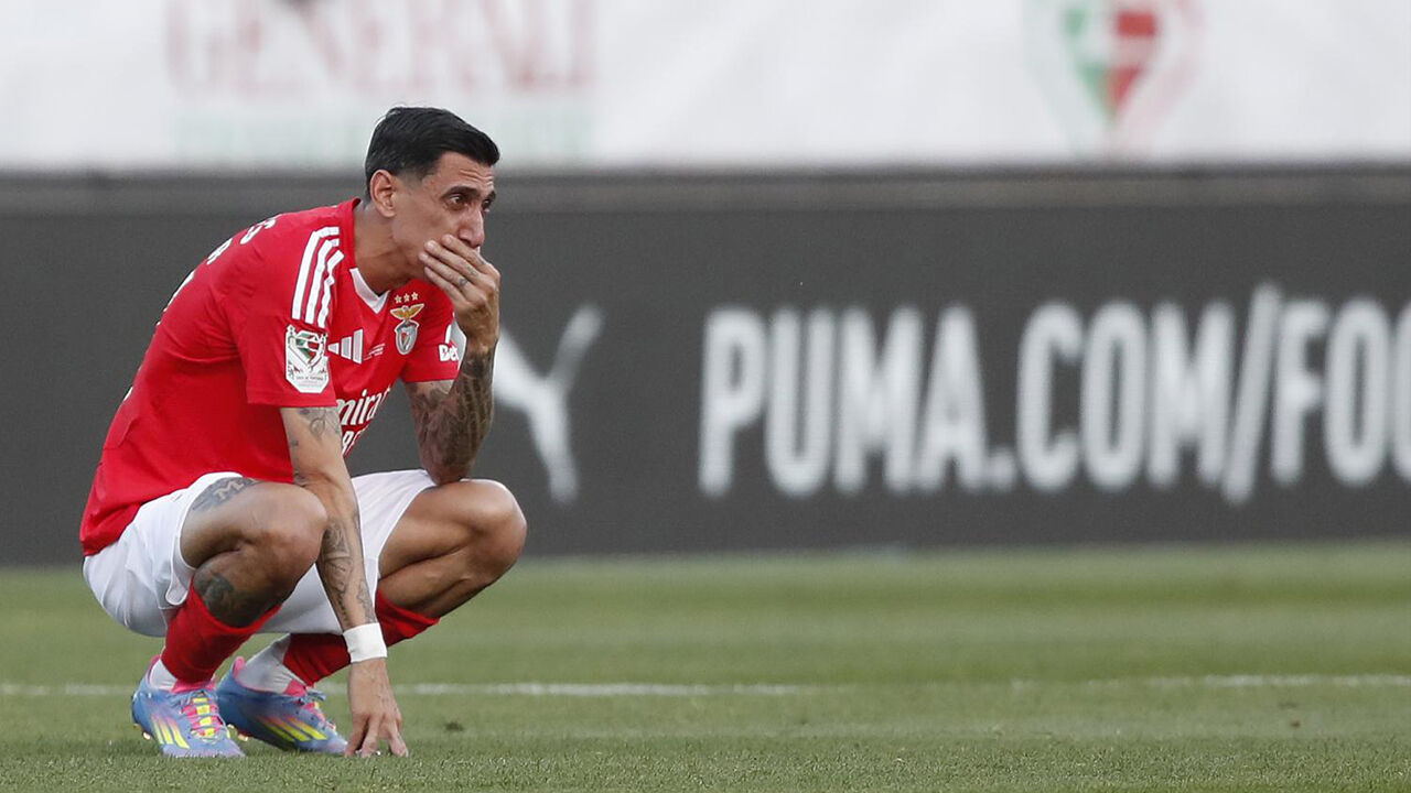 Di María chorou de forma compulsiva no final do seu último dérbi lisboeta