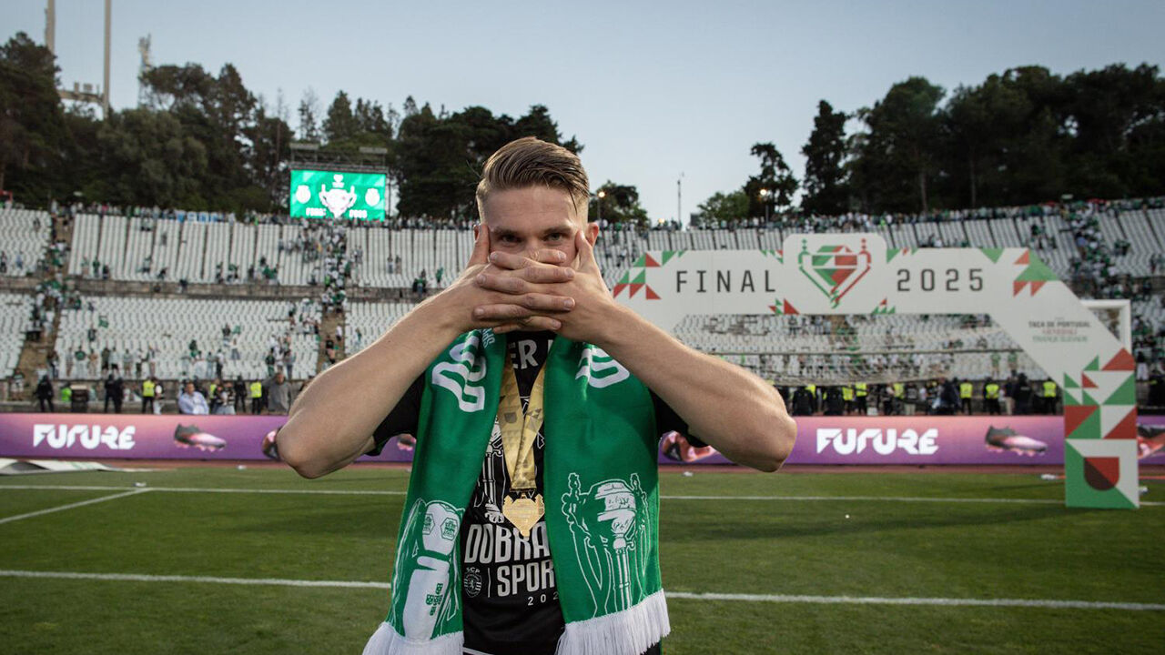Gyökeres despediu-se do Sporting no Jamor