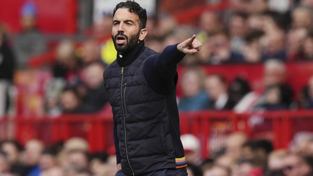 Ruben Amorim, treinador do Manchester United