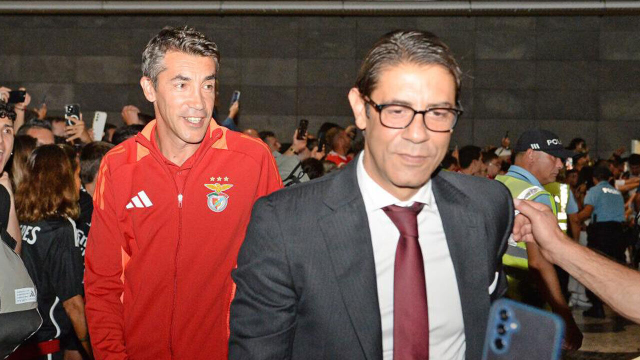 Bruno Lage e Rui Costa