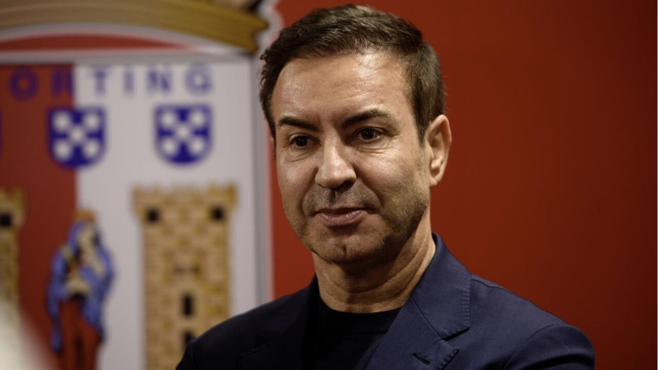 António Salvador durante a tomada de posse para novo mandato no Sp. Braga