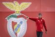 Boa disposição em mais um treino do Benfica