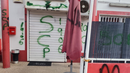 Casa do Benfica da Quinta do Conde vandalizada com inscrições do Sporting