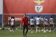 Último treino do Benfica antes do dérbi frente ao Sporting