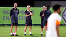Vicens ao lado de Guardiola