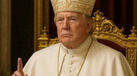 Donald Trump vestido de Papa