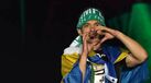 Pote na festa do bicampeonato do Sporting