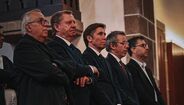 Comitiva da direção do Gil Vicente presente na eucaristia