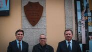 Rui Silva (presidente), Rui Gomes (presidente da mesa da Assembleia Geral) e Francisco Dias da Silva (presidente honorário)