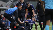Carlos Carvalhal muito queixoso após choque com Matheus Pereira