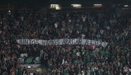 Tarja exibida pelos adeptos do Sporting