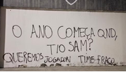 Adeptos do Botafogo protestam contra John Textor e Renato Paiva