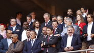 Rui Costa na tribuna da Luz no dérbi