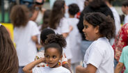As melhores imagens da visita do 'Bora Mexer' ao Bairro Quinta das Laranjeiras
