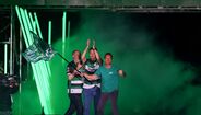 A festa do Sporting no Marquês de Pombal