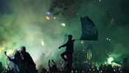 A festa do Sporting no Marquês de Pombal