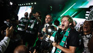 As imagens da festa do bicampeonato do Sporting