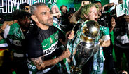 As imagens da festa do bicampeonato do Sporting