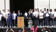 Receção do Sporting na Câmara Municipal de Lisboa
