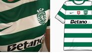 Imagens da nova camisola do Sporting já circulam nas redes sociais