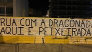Protestos dos adeptos do Leixões