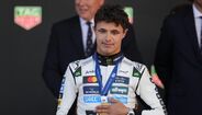 Lando Norris festeja vitória