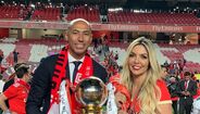 Luisão e Brenda Mattar