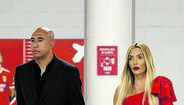 Luisão e Brenda Mattar