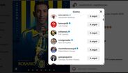 A publicação de Di María nas redes sociais
