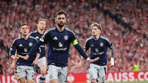 Bruno Fernandes celebra